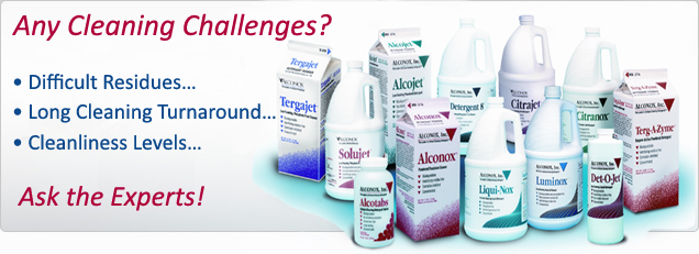 Alconox Detergents Canada: Alconox, Liquinox, Tergazyme, Alcojet